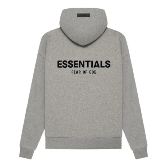 Fear of God Essentials Hoodies Pullover Dark Oatmeal - Picture 1 of 12